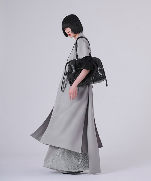 狐独（コドク）の「レースキリカエハカマパンツ/SETUP対応（スラックス・メンズ・ブラック/ライトグレー・MEDIUM/SMALL/LARGE）」の12枚目の写真