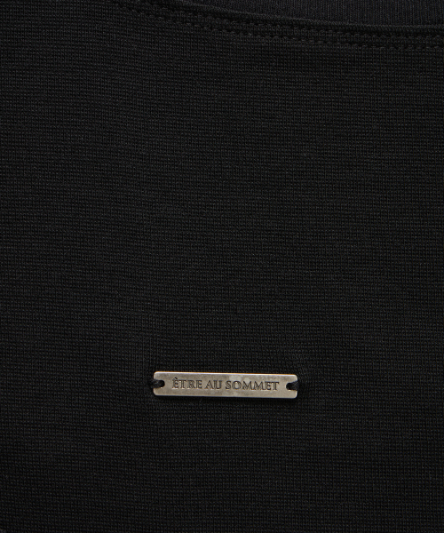 ETRE AU SOMMET(エトレオソメ)の「Pigment Damage Panel Short Top (Black)(Tシャツ/カットソー・レディース・ブラック・FREE)」の10枚目の写真