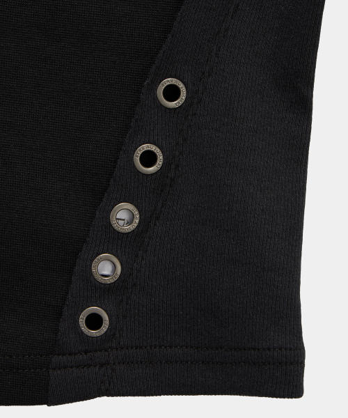 ETRE AU SOMMET(エトレオソメ)の「Pigment Damage Panel Short Top (Black)(Tシャツ/カットソー・レディース・ブラック・FREE)」の11枚目の写真