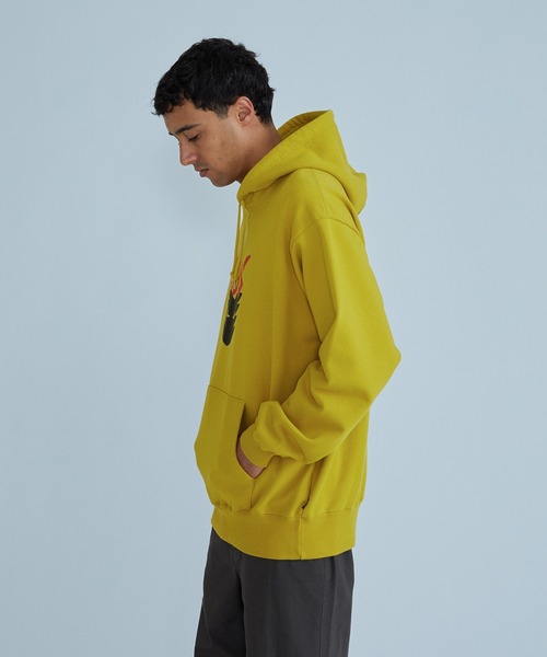 SILAS（サイラス）の「DEMON HOODED SWEATSHIRT（パーカー・メンズ・ブラック/アッシュ/マスタード・L/XL/M）」の9枚目の写真