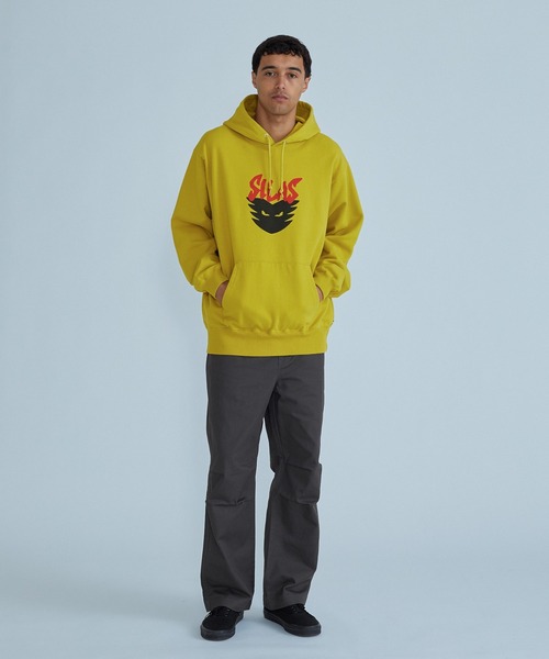 SILAS（サイラス）の「DEMON HOODED SWEATSHIRT（パーカー・メンズ・ブラック/アッシュ/マスタード・L/XL/M）」の11枚目の写真