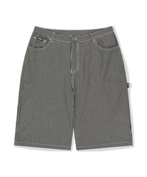 WKNDRS（ウィーキャンドース）の「PINSTRIPE SHORTS (BLACK)（その他パンツ）」