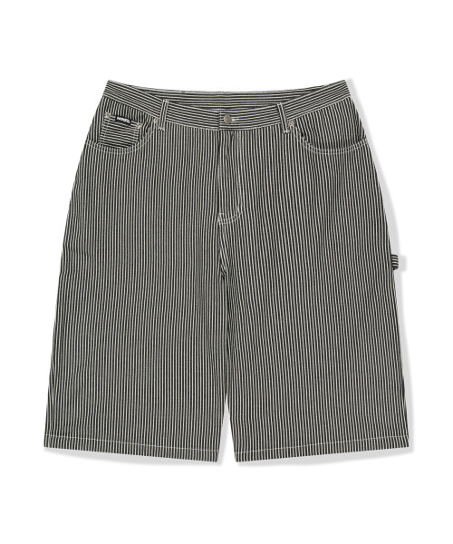 WKNDRS(ウィーキャンドース)の「PINSTRIPE SHORTS (BLACK)(その他パンツ・レディース・その他・MEDIUM/LARGE/X-LARGE)」の1枚目の写真