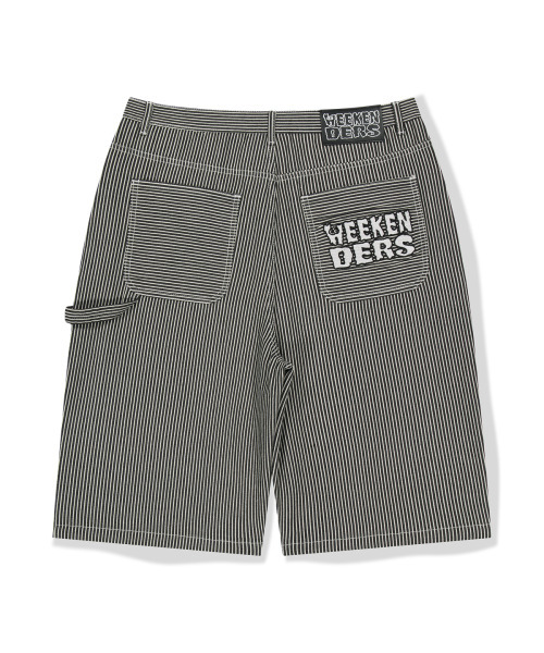 WKNDRS(ウィーキャンドース)の「PINSTRIPE SHORTS (BLACK)(その他パンツ・レディース・その他・MEDIUM/LARGE/X-LARGE)」の2枚目の写真