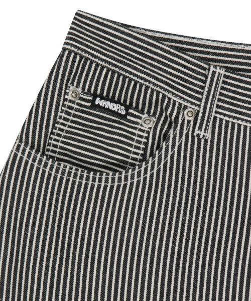WKNDRS(ウィーキャンドース)の「PINSTRIPE SHORTS (BLACK)(その他パンツ・レディース・その他・MEDIUM/LARGE/X-LARGE)」の4枚目の写真