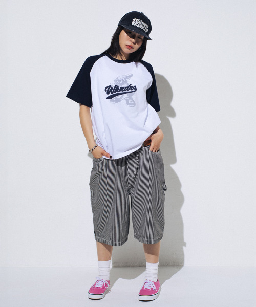 WKNDRS(ウィーキャンドース)の「PINSTRIPE SHORTS (BLACK)(その他パンツ・レディース・その他・MEDIUM/LARGE/X-LARGE)」の8枚目の写真