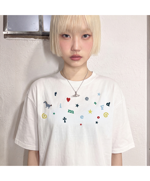 GRAVER（グレーバー）の「[ユニセックス]SMALL THING_半袖Tシャツ_4色（Tシャツ/カットソー・レディース・ライトグレー/ネイビー/ブラック/ホワイト・SMALL/MEDIUM/LARGE）」の2枚目の写真