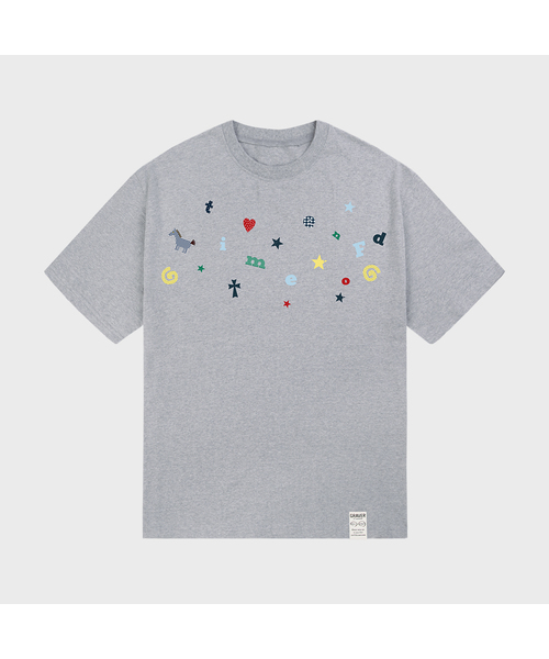 GRAVER（グレーバー）の「[ユニセックス]SMALL THING_半袖Tシャツ_4色（Tシャツ/カットソー・レディース・ライトグレー/ネイビー/ブラック/ホワイト・SMALL/MEDIUM/LARGE）」の4枚目の写真