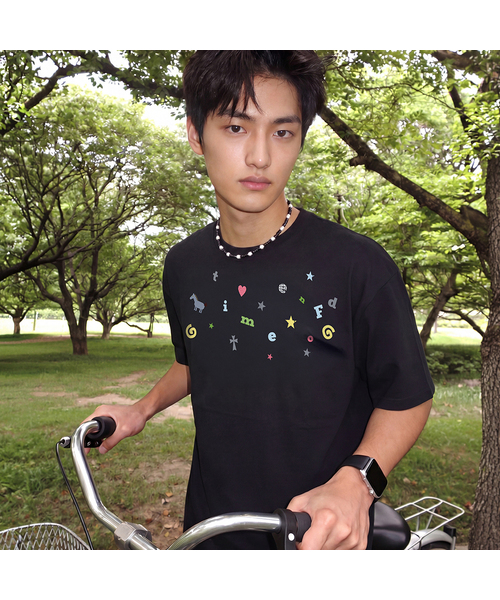 GRAVER（グレーバー）の「[ユニセックス]SMALL THING_半袖Tシャツ_4色（Tシャツ/カットソー・レディース・ライトグレー/ネイビー/ブラック/ホワイト・SMALL/MEDIUM/LARGE）」の3枚目の写真