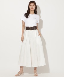 AND COUTURE（アンドクチュール）の「リネンタックフレアパンツ（その他パンツ）」