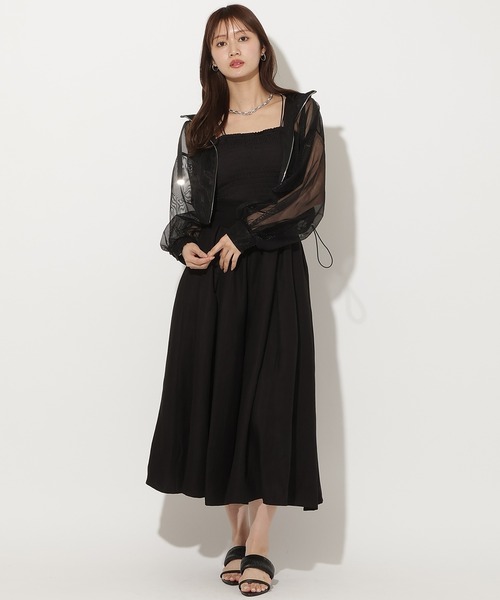 AND COUTURE(アンドクチュール)の「リネンタックフレアパンツ(その他パンツ・レディース・ブラック/ブラウン系その他/オフホワイト・FREE)」の15枚目の写真