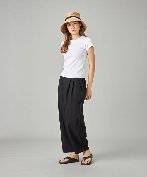 Chacott(チャコット)の「マイクロドットワイドパンツ(その他パンツ・レディース・ピンク/ブラック・M)」の3枚目の写真