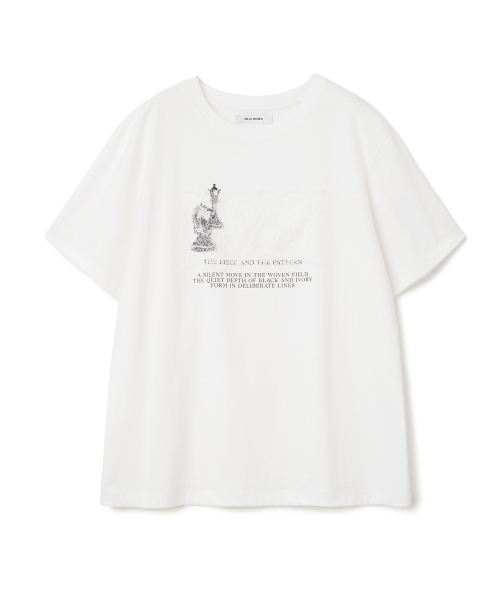 MILLO WOMEN（ミロウーマン）の「ギャンビットレースTシャツ[アイボリー]（Tシャツ/カットソー・レディース・その他・ONE SIZE）」の2枚目の写真