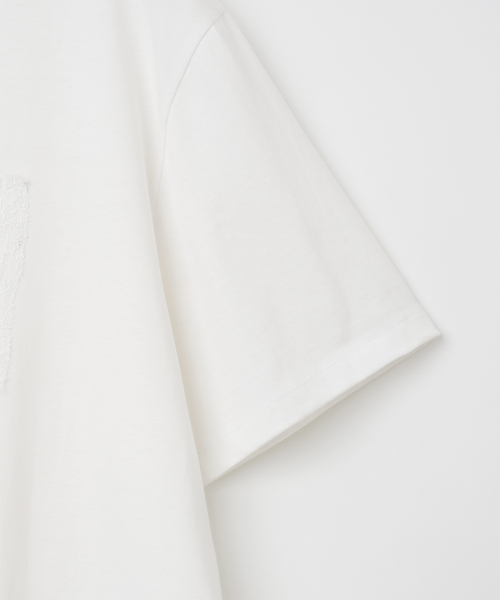 MILLO WOMEN（ミロウーマン）の「ギャンビットレースTシャツ[アイボリー]（Tシャツ/カットソー・レディース・その他・ONE SIZE）」の6枚目の写真