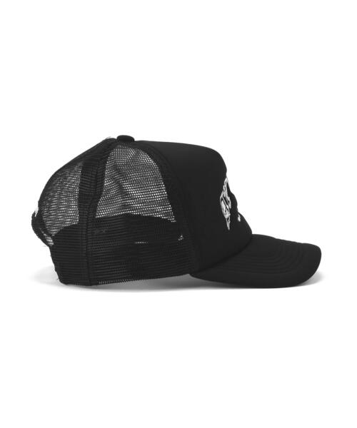 AVIREX(アヴィレックス)の「VARSITY OLD ENGLISH ARCH LOGO MESH CAP / バーシティ アーチロゴ メッシュキャップ / AVIREX / アヴィレックス(キャップ・メンズ・ブラック/ホワイト・F)」の7枚目の写真