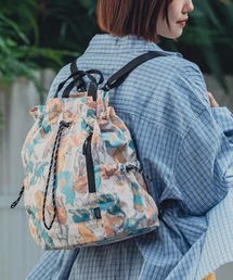 【KiU】マルチウェイ 3WAYドローストリング リュック&トート&ショルダーバッグ(11L)