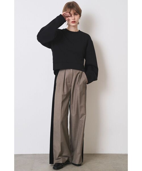 ELENDEEK(エレンディーク)の「ワイドラインパンツ(その他パンツ・レディース・グレー/ベージュ・2/1)」の12枚目の写真