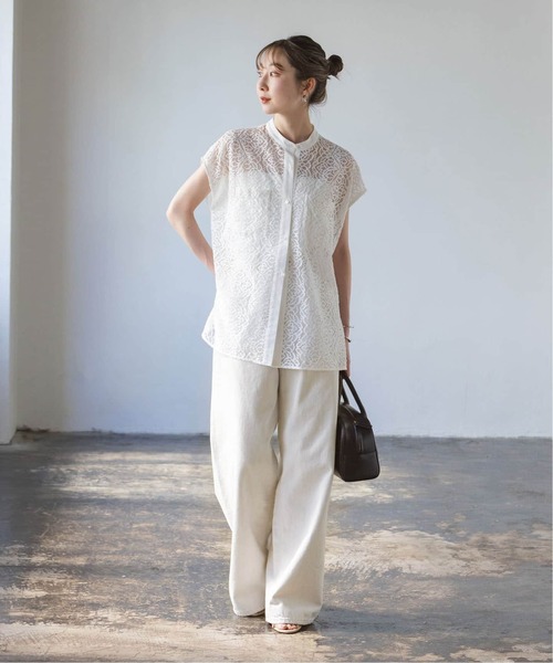SERGE de bleu（サージ）の「《追加》SERGE/サージ KHUFU（デニムパンツ・レディース・ホワイト・26/25/24/23）」の3枚目の写真
