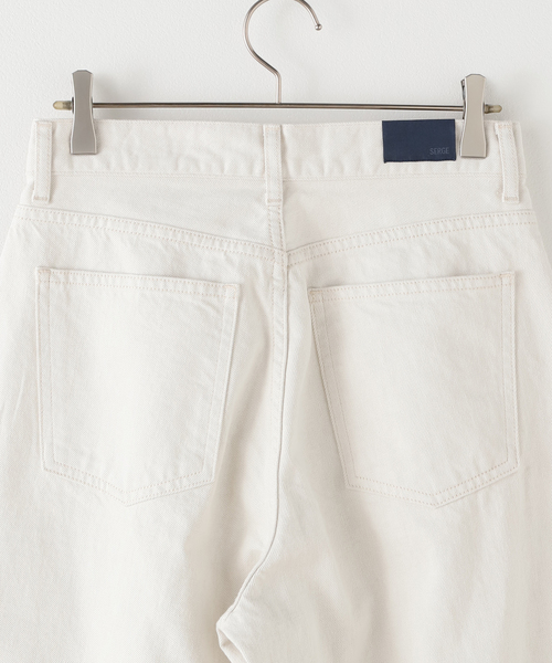 SERGE de bleu（サージ）の「《追加》SERGE/サージ KHUFU（デニムパンツ・レディース・ホワイト・26/25/24/23）」の15枚目の写真
