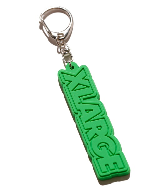 XLARGE(エクストララージ)の「LOGO RUBBER KEYHOLDER(キーホルダー・メンズ・パープル/ブラック/グリーン/ブルー/オレンジ・ONE SIZE)」の6枚目の写真