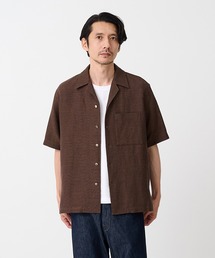 IRENISA（イレニサ）の「【irenisa/イレニサ】別注SUMMER TWEED OPEN COLLAR SHIRT（シャツ/ブラウス）」