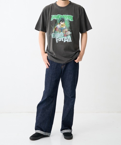THE TOKYO（ザトウキョウ）の「【PIIT/ピット】DEKU TEE/主人公、緑谷出久（デク）「僕のヒーローアカデミア」・アニメTEE（Tシャツ/カットソー・メンズ・ダークグレー・L/M/XL）」の6枚目の写真