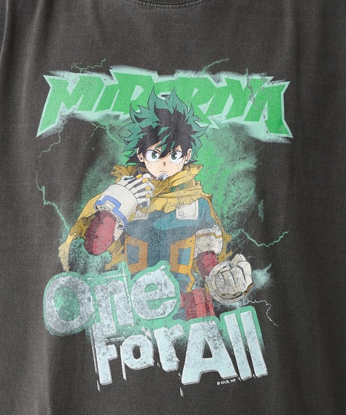 THE TOKYO（ザトウキョウ）の「【PIIT/ピット】DEKU TEE/主人公、緑谷出久（デク）「僕のヒーローアカデミア」・アニメTEE（Tシャツ/カットソー・メンズ・ダークグレー・L/M/XL）」の12枚目の写真