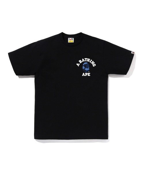 A BATHING APE(アベイシングエイプ)の「COLOR CAMO COLLEGE ATS TEE(Tシャツ/カットソー・メンズ・ホワイト系その他3/ホワイト×レッド/ホワイト×ネイビー/ブラック×パープル/ブラック系その他6/ブラック×レッド/ブラック×ブルー/ホワイト×パープル・MEDIUM/LARGE/XX-LARGE/SMALL/X-LARGE/XXX-LARGE)」の7枚目の写真