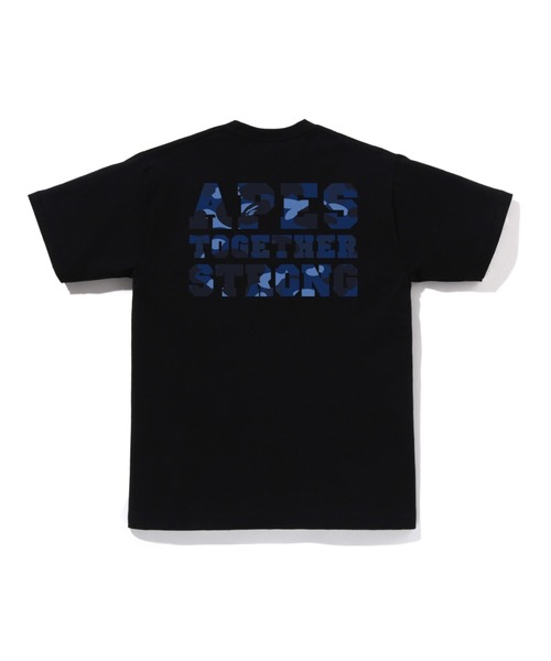 A BATHING APE(アベイシングエイプ)の「COLOR CAMO COLLEGE ATS TEE(Tシャツ/カットソー・メンズ・ホワイト系その他3/ホワイト×レッド/ホワイト×ネイビー/ブラック×パープル/ブラック系その他6/ブラック×レッド/ブラック×ブルー/ホワイト×パープル・MEDIUM/LARGE/XX-LARGE/SMALL/X-LARGE/XXX-LARGE)」の15枚目の写真