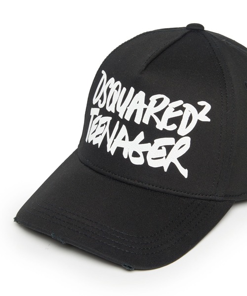 DSQUARED2(ディースクエアード)の「DSQUARED2(ディースクエアード)Kids & Junior ブランドロゴキャップ(キャップ・キッズ・ブラック/レッド・Ⅲ/Ⅱ/Ⅰ)」の4枚目の写真