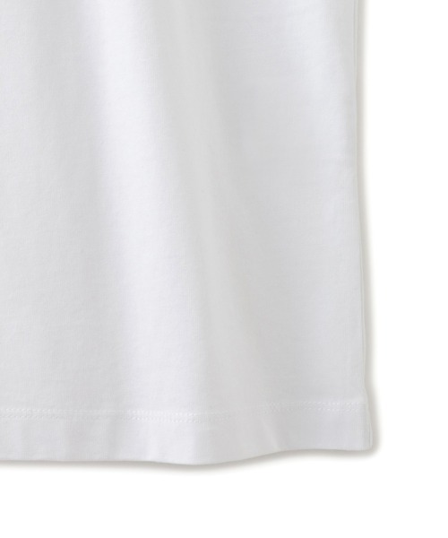 GANNI(ガニー)の「【GANNI for ADAM ET ROPE'】別注Basic Jersey TEDDY Tee(Tシャツ/カットソー・レディース・ホワイト/チャコールグレー・S)」の6枚目の写真