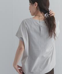 URBAN RESEARCH DOORS | リネンタッチBACKボタンプルオーバー(Tシャツ/カットソー)