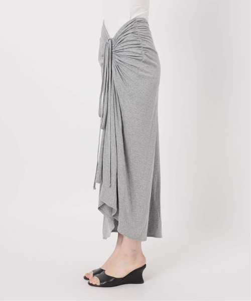EDIT. FOR LULU(エディットフォールル)の「【ESTHE/エステ】Strappy Midi Skirt(スカート・レディース・チャコールグレー・FREE)」の9枚目の写真