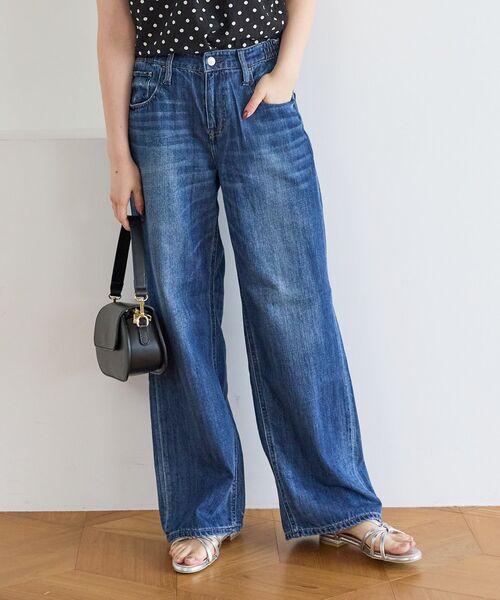 le.coeur blanc（ルクールブラン）の「Healthy denim PinkPepper M-Easy（デニムパンツ・レディース・ブルー/サックスブルー・38/36）」の19枚目の写真