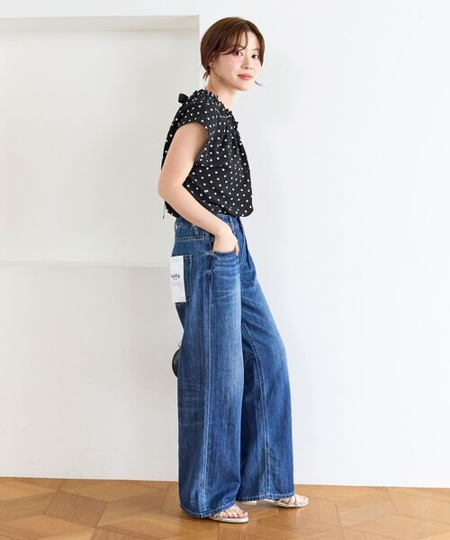 le.coeur blanc(ルクールブラン)の「Healthy denim PinkPepper M-Easy(デニムパンツ・レディース・ブルー/サックスブルー・38/36)」の22枚目の写真
