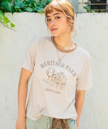 ファーム プリント リンガー Tシャツ