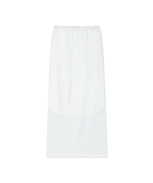 Yuje（ユジェ）の「EASE SKIRT (3color,2size)（スカート・レディース・ホワイト/グレー/チャコール・SMALL/MEDIUM）」の5枚目の写真