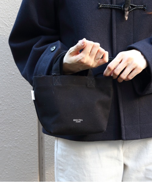 ORCIVAL(オーシバル)の「ORCIVAL/オーシバル ショルダートート S SHOULDER TOTE SMALL OR-H0401 HBT(ショルダーバッグ・レディース・ライム/ブラック・FREE)」の1枚目の写真