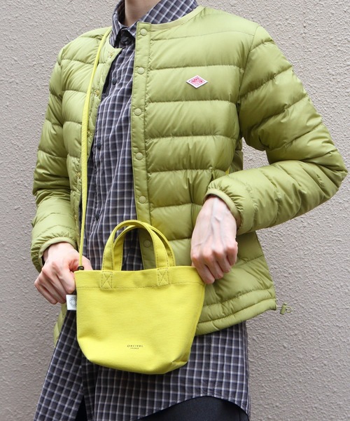 ORCIVAL(オーシバル)の「ORCIVAL/オーシバル ショルダートート S SHOULDER TOTE SMALL OR-H0401 HBT(ショルダーバッグ・レディース・ライム/ブラック・FREE)」の4枚目の写真