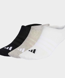 シン&ライト スポーツウェア ノー ショー ソックス3足組 / アディダス adidas
