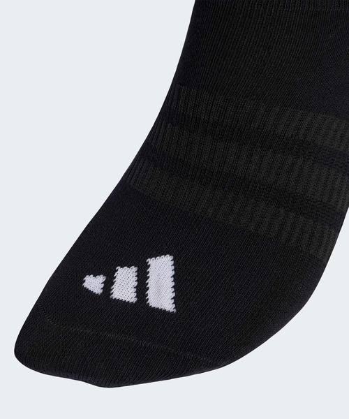 adidas(アディダス)の「シン&ライト スポーツウェア ノー ショー ソックス3足組 / アディダス adidas(ソックス/靴下・メンズ・グレー・LARGE/SMALL/MEDIUM)」の3枚目の写真