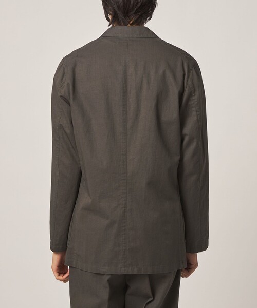 Steven Alan(スティーブンアラン)の「<Steven Alan> コットン/リネン ツイル ダブルブレステッド 6B ジャケット(テーラードジャケット・メンズ・オリーブ/ダークグレー・XL/L/M/S)」の5枚目の写真