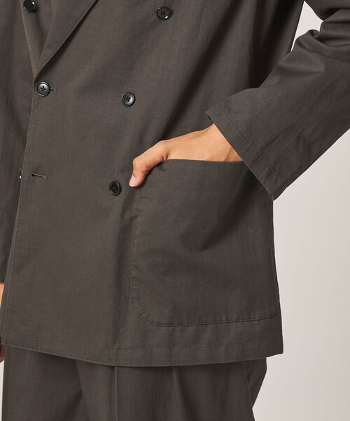 Steven Alan(スティーブンアラン)の「<Steven Alan> コットン/リネン ツイル ダブルブレステッド 6B ジャケット(テーラードジャケット・メンズ・オリーブ/ダークグレー・XL/L/M/S)」の9枚目の写真