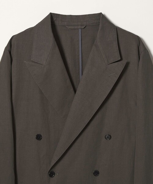 Steven Alan(スティーブンアラン)の「<Steven Alan> コットン/リネン ツイル ダブルブレステッド 6B ジャケット(テーラードジャケット・メンズ・オリーブ/ダークグレー・XL/L/M/S)」の13枚目の写真