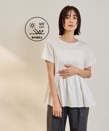 【着るUVケア】ペプラム プルオーバー