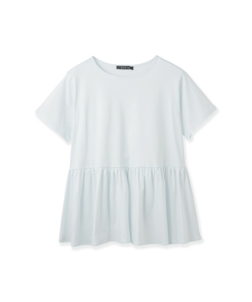 ketty(ケティ)の「【着るUVケア】ペプラム プルオーバー(Tシャツ/カットソー・レディース・オフホワイト/ブラック・M)」の8枚目の写真