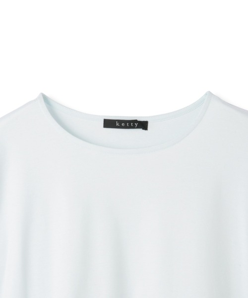 ketty(ケティ)の「【着るUVケア】ペプラム プルオーバー(Tシャツ/カットソー・レディース・オフホワイト/ブラック・M)」の10枚目の写真