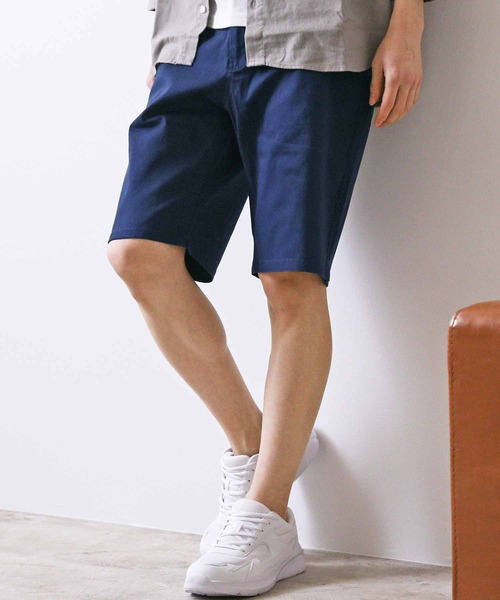 TopIsm(トップイズム)の「コットン無地 ストレッチショートパンツ(チノパンツ・メンズ・ネイビー/オリーブ/レッド/グレー/ホワイト/チャコールグレー/ブラック/ベージュ・XL/L/M/XXL/S)」の7枚目の写真
