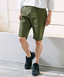 コットン無地 ストレッチショートパンツ