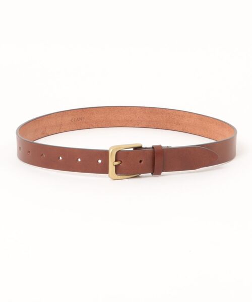 CLANE(クラネ)の「CLANE/クラネ/GENUINE LEATHER BELT(ベルト・レディース・ブラウン/ブラック・F)」の2枚目の写真